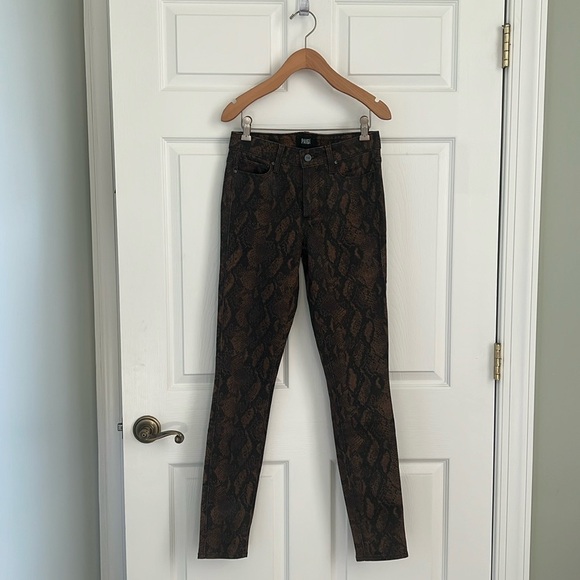 PAIGE Hoxton Ultra Skinny Coated Denim - Picture 6 of 7